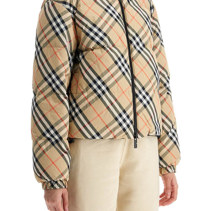 Burberry short reversible down jacket