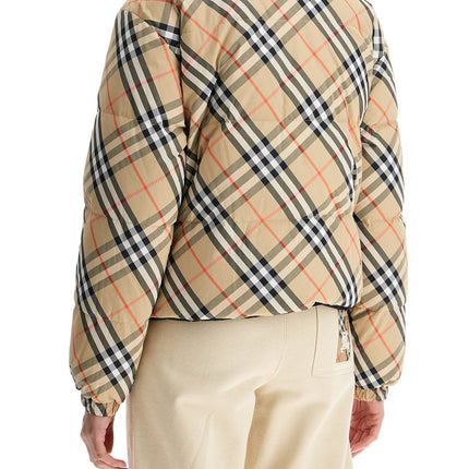 Burberry short reversible down jacket