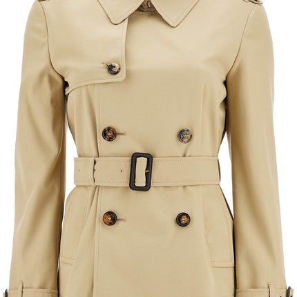 Burberry short trench coat with belt