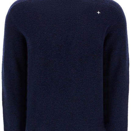 Stone Island brushed wool blend pullover sweater