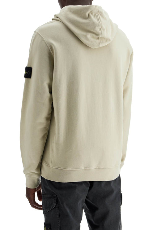 Stone Island organic cotton hoodie with hood