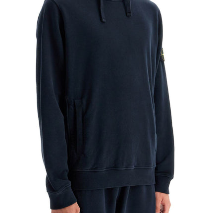 Stone Island organic cotton hoodie with hood