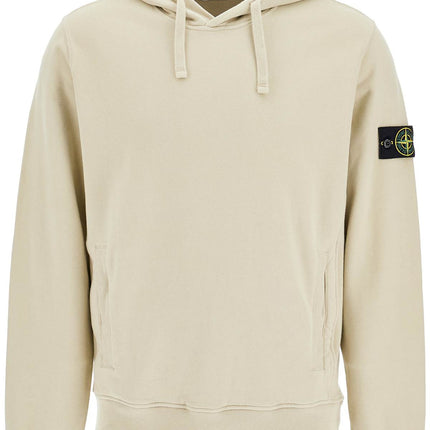 Stone Island organic cotton hoodie with hood