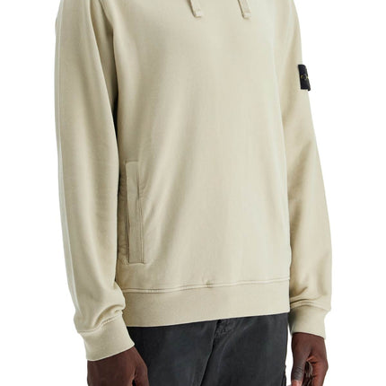 Stone Island organic cotton hoodie with hood