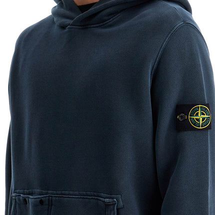 Stone Island organic cotton hoodie with hood