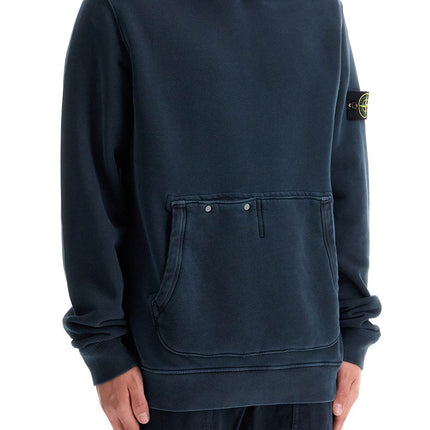 Stone Island organic cotton hoodie with hood