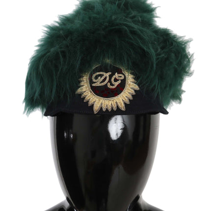 Elegante Emerald kasjmier cap