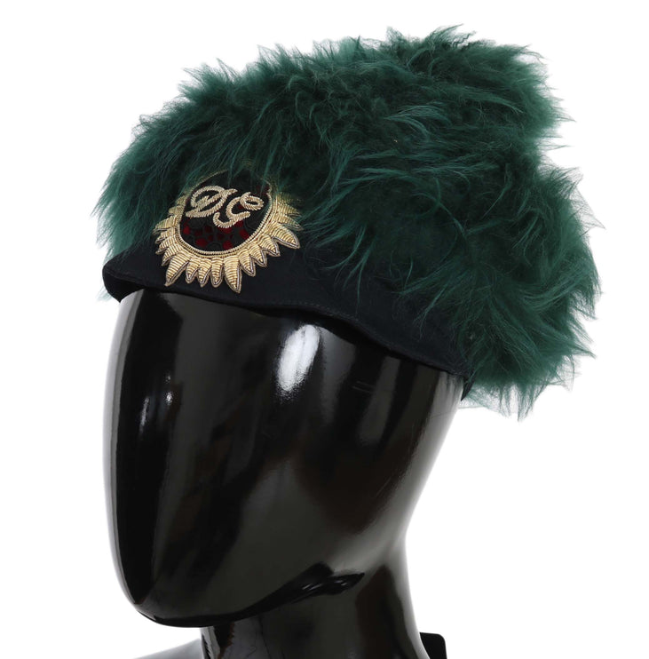 Elegante Emerald kasjmier cap