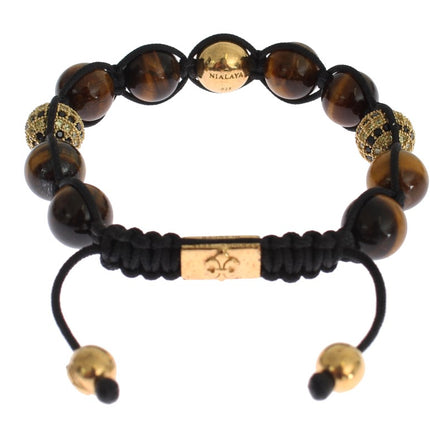 Chic Multicolor CZ & Tigers Eye Bracelet