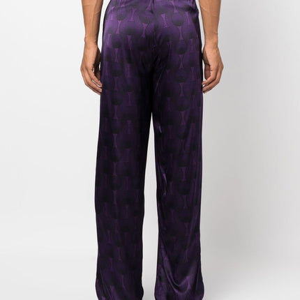 OZWALD BOATENG Trousers Purple