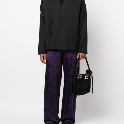 OZWALD BOATENG Trousers Purple