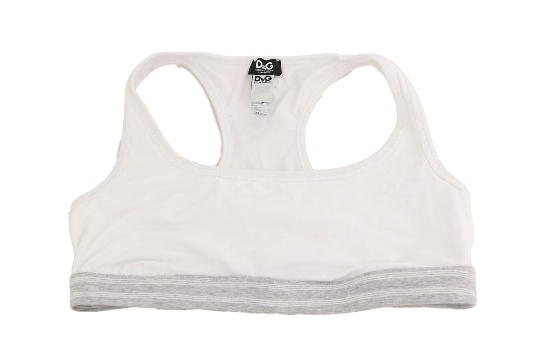 Élégant soutien-gorge de sport extensible blanc