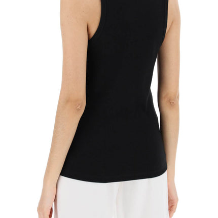 Moncler sleeveless ribbed jersey top