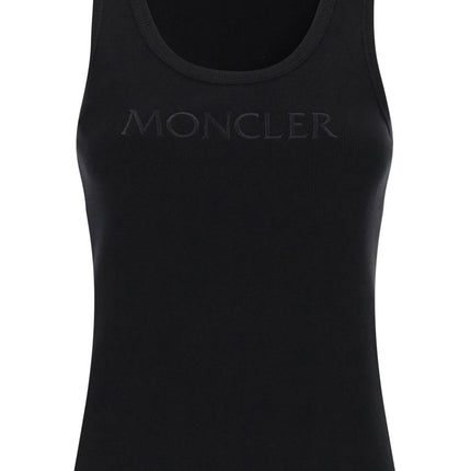 Moncler sleeveless ribbed jersey top