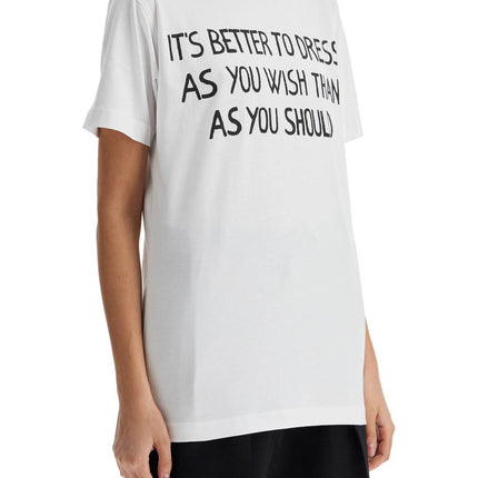 Moschino t-shirt with lettering print