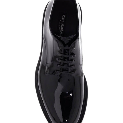 Dolce & Gabbana lace-up patent leather derby