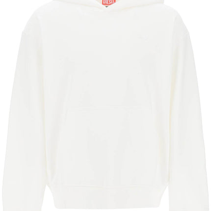 Diesel logo embroidered hoodie