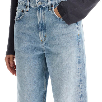 Agolde curved leg jeans for a