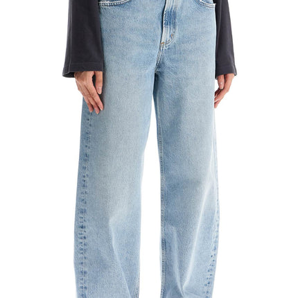 Agolde curved leg jeans for a