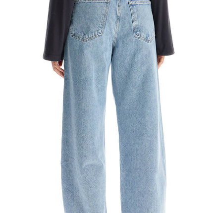 Agolde curved leg jeans for a