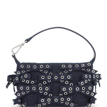 Ganni mini bow eyelet butterfly bag