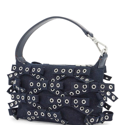 Ganni mini bow eyelet butterfly bag