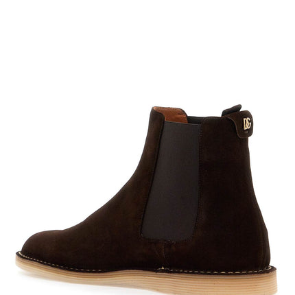 Dolce & Gabbana suede ankle boots for