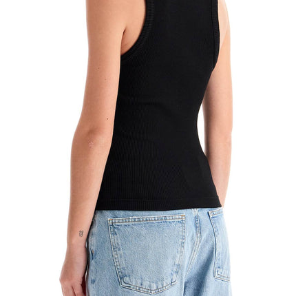 Agolde poppy ribbed tank top