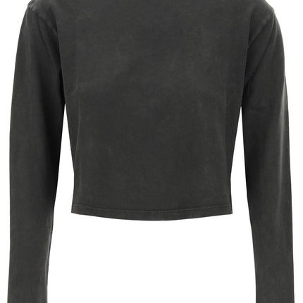 Agolde "cropped long-sleeved mason t