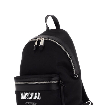 Moschino nylon backpack for everyday