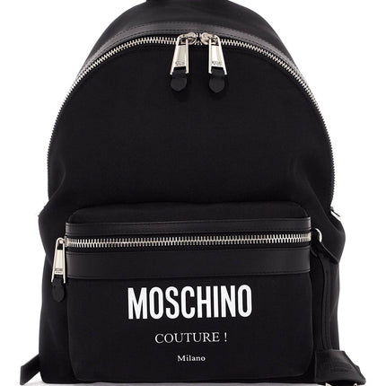 Moschino nylon backpack for everyday