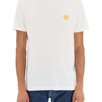 Versace medusa embroidered t-shirt