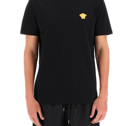 Versace medusa embroidered t-shirt