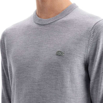 Lacoste wool crewneck pullover