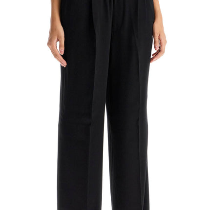 Acne Studios wide twill pants with elastic waistband