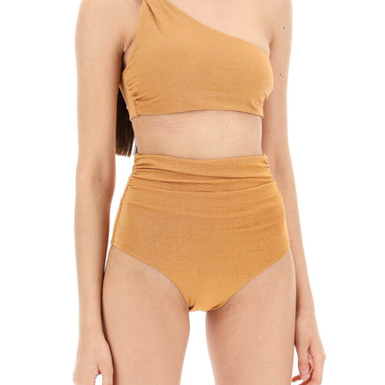 Max Mara Beachwear one-shoulder bikini top in jersey and