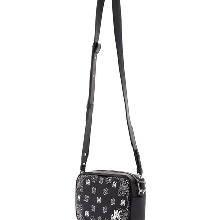 Amiri 'bandana embroidered camera bag with