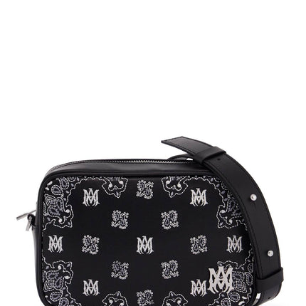 Amiri 'bandana embroidered camera bag with