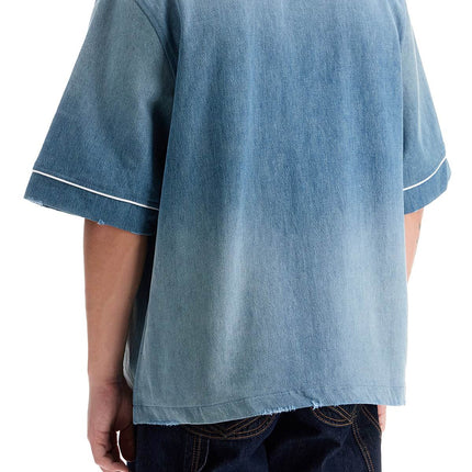 Amiri sunfaded baseball shirt