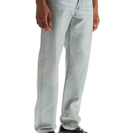 Acne Studios light blue straight cotton jeans model 1996