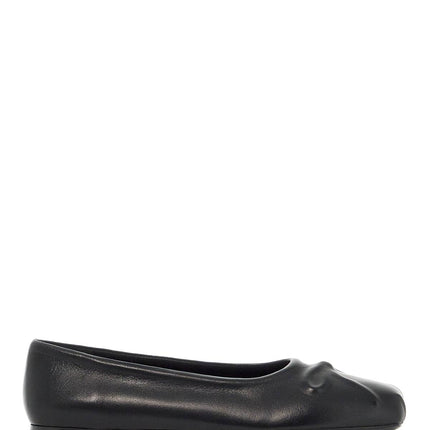 Marni leather little bow ballerina