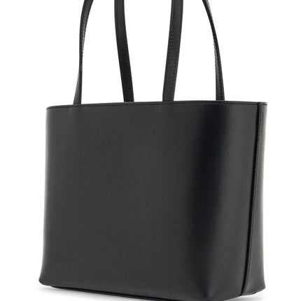 Dolce & Gabbana black smooth calfskin rectangular shopping bag