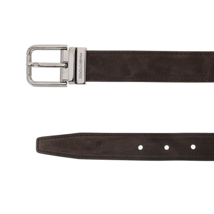 Dolce & Gabbana suede belt for stylish