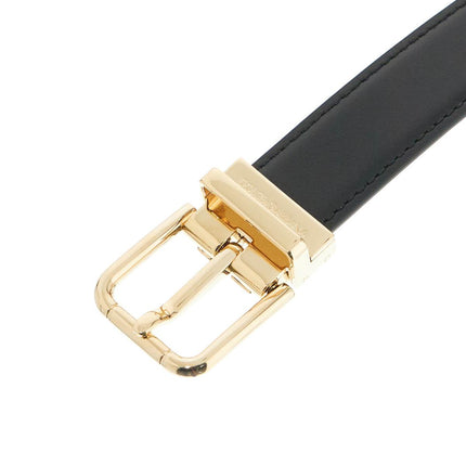 Dolce & Gabbana smooth leather dg belt with 8