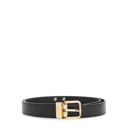 Dolce & Gabbana smooth leather dg belt with 8