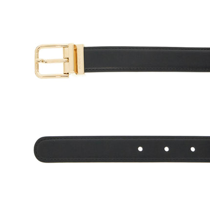 Dolce & Gabbana smooth leather dg belt with 8