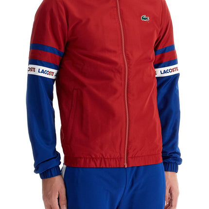 Lacoste sporty jacket with contrasting sleeves