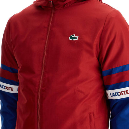 Lacoste sporty jacket with contrasting sleeves