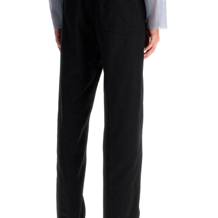 Acne Studios straight leg twill trousers in nine words