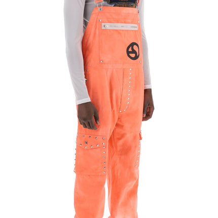 Acne Studios cotton overalls with studs